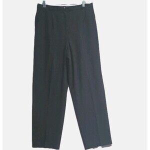 Talbots Black Wool Fully Lined Pants Size 14  Preppy  Office  Corpcore